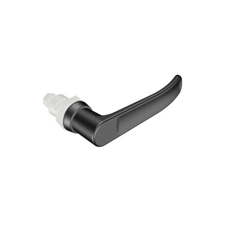 Southco Quarter-Turn Cam Latch, L-handle, Spring-return Actuator, Not Sealed Zinc Alloy, Powder Coat E5-9-705-TL0