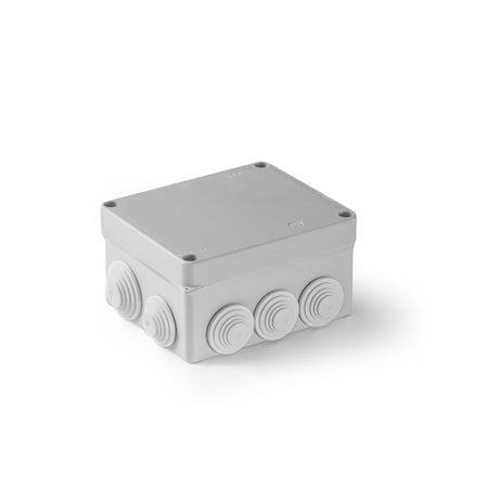 Famatel Usa Electrical Box, Junction Box, ABS, Punchouts, 5.31'' x 6.3'' x 3.26'' 3013