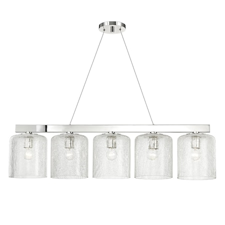 Hudson Valley Lighting Charles 5 Light Linear 40.5 In. Polished Nickel 3240-PN