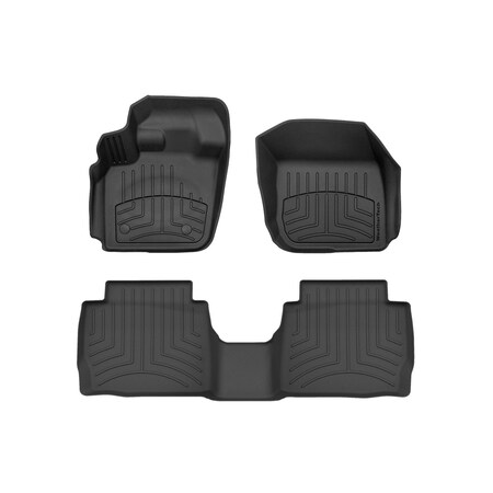 Weathertech Black, Front and Rear FloorLiner HP 44483-1-2IM
