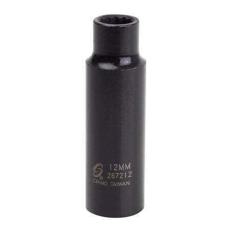 Sunex 1/2 in Drive 12Mm 12 Point Deep Impact Socket 267212