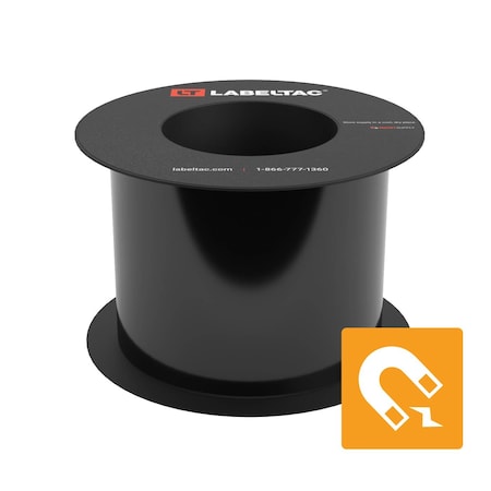 Labeltac Magnetic Supply 4in x 25ft LT9, Black LT403M-C