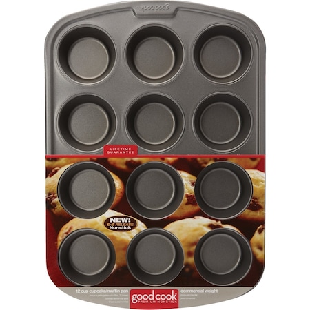 Goodcook 12-Cup Non-Stick Muffin Pan 4031