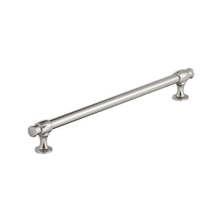 Amerock Winsome 10-1/16 inch 256mm Center-to-Center Satin Nickel Cabinet Pull BP36772G10