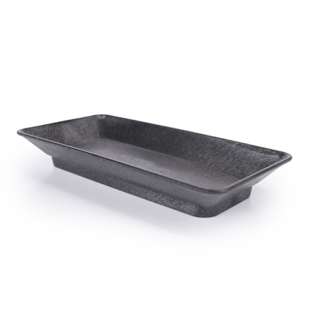 Hs 10in x 5in Rectangle Server, Charcoal, 24 each/case HS1066CH