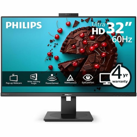 Philips Monitors 32" Usb C 4K Uhd Docking Dsply 329P1H