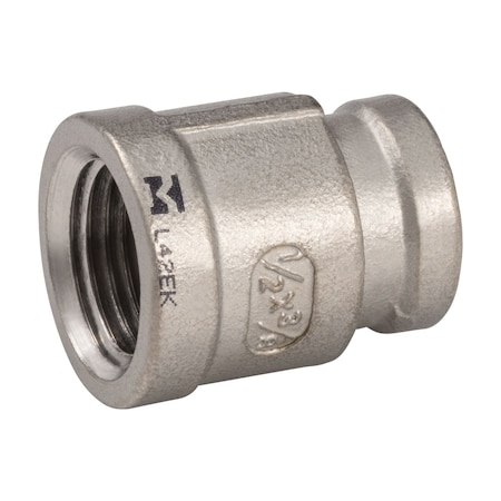 Proline Series Stainless Steel 304 1/2-in FIP x 3/8-in FIP Reducing Coupling SF-815