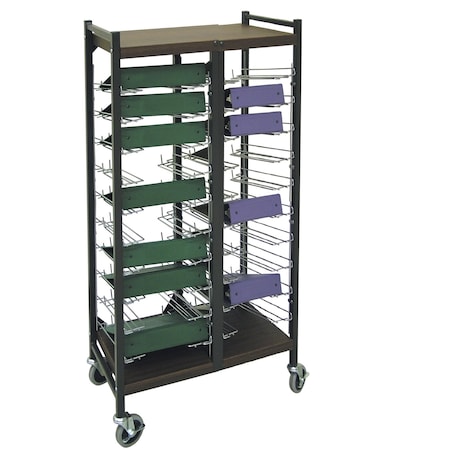 Omnimed Horizontal Open Chart Rack, 20 Binder Capacity 264420-WG