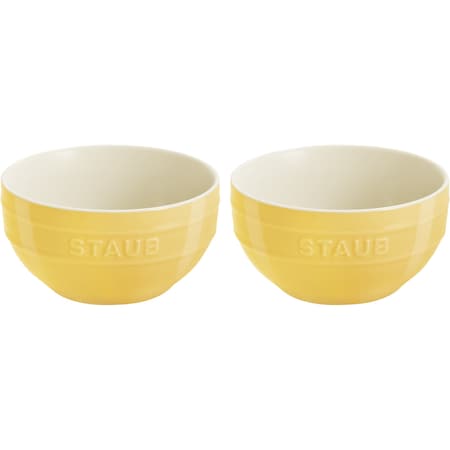 Staub Ceramic 2-pc Large Universal Bowl Setand, Citron 1029631