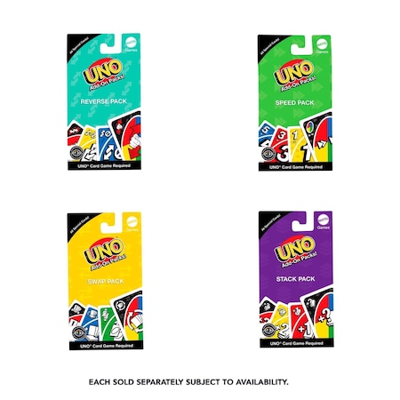 Uno Expansion Packs Card Game JCV55