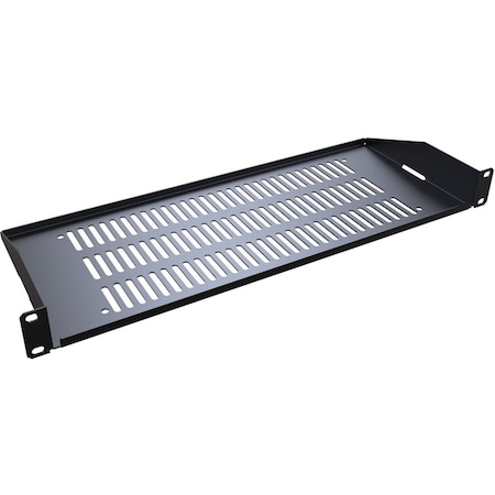 Hammond 1U 7D VENTED RACK SHELF RASV190107UBK1