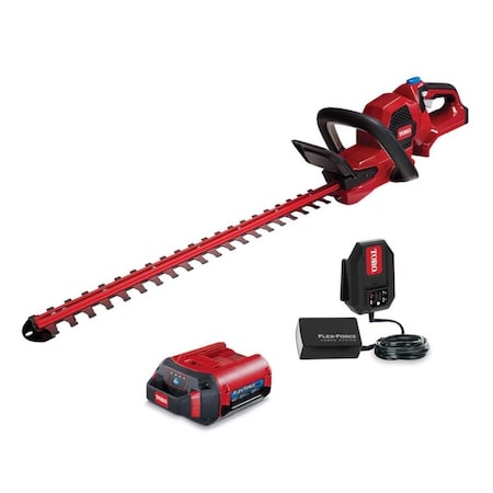Toro Flex Force 24 in. 60 V Battery Hedge Trimmer Kit Battery & Charger 51841