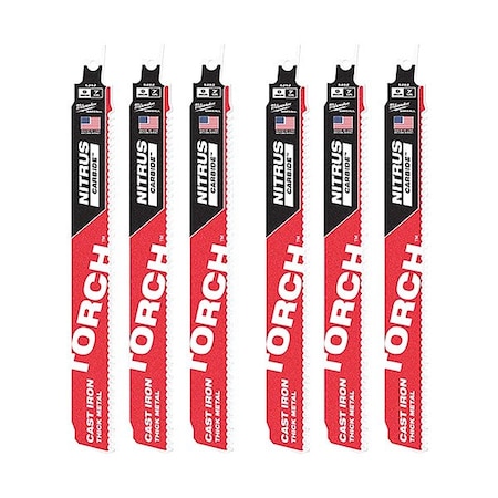 Milwaukee Tool 9 in x 8 TPI Reciprocating Saw Blade Combo Pack 48-00-5362, 48-00-5362