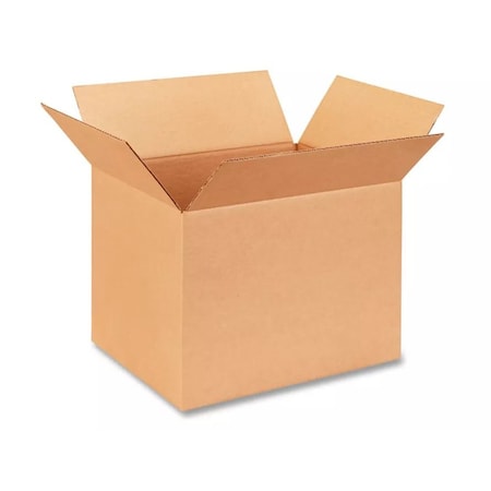 Bcp 16 in x 12 in x 12 in Shipping Box, Kraft, Corrugate, Single Wall, 32 ECT 161212
