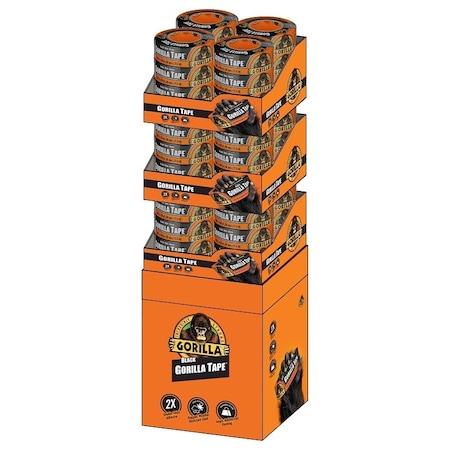 Gorilla Glue BLACK TAPE 30YD 48PC FLOOR DIS 106844
