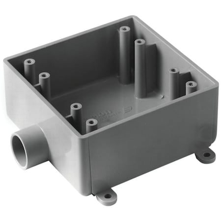 Carlon 32 cu-in, Junction Box Type, 2-Gang, PVC E9802DR