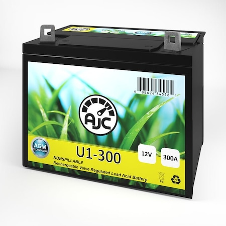 Bsc Preferred John Deere LA105 U1 Lawn Mower and Tractor Replacement Battery AJC-U1-300-199856