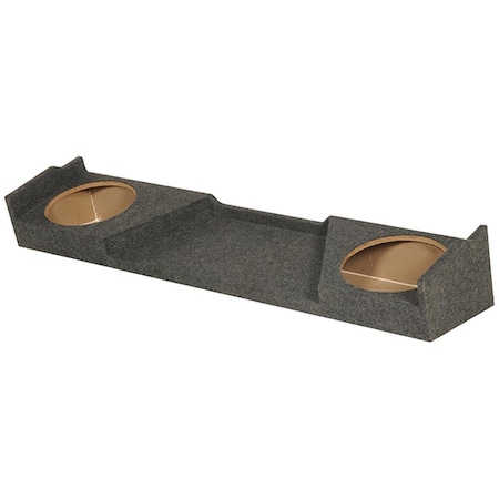 Q Power Qpower  12 in. Dual for GMC XCab 07-13 High Transmission Empty Woofer Box BQGMC122007HT