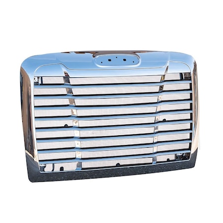 Mytee Products Chrome Front Bumper Cover Grille w/Bug Screen for Freightliner A17-16132-001 GRILLE-FCNTRY-2005-KIT