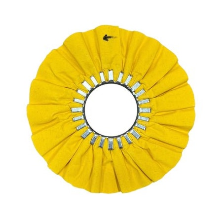 Renegade Products Usa Airway Buffing Wheels, 9 Inch, Yellow, No Center Plate FAW9X3N2-16P86YT
