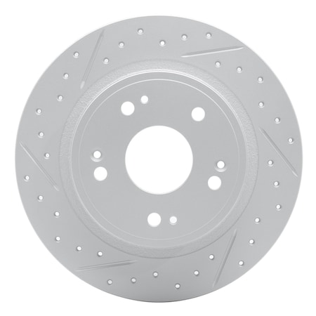Dynamic Friction Co DFC Geoperformance Rotor - Drilled and Slotted 830-59032L