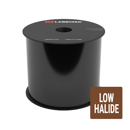 Labeltac Low Halide Supply 4in x 150ft LT4/Pro X, Black LT403LH