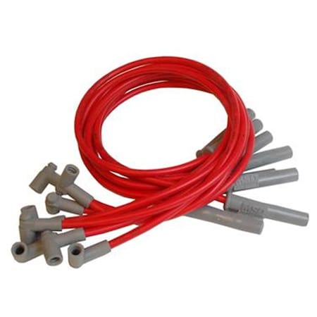 Msd Co. 32749 Spark Plug Wire Set, Red M46-32749