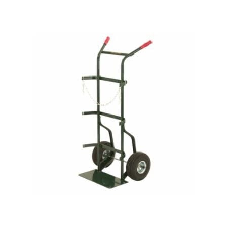 Harper Trucks Series 700 Truck, Holds 9-1/4 Cylinders, 10 in dia x 3-1/2 in W Pneumatic B.B. Wheels 338-742-16