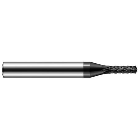 Harvey Tool 0.1250in (1/8) Cutter DIA x 0.3750in (3/8) L of Cut x 140Deg. , Carbide Diamond Cut End Mill 698708