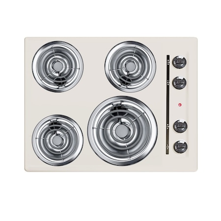 Summit 24in Wide 4-Burner Coil Cooktop SEL03