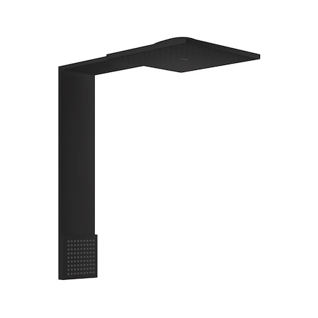 Axor ShowerComposition 2-Jet Showerhead 250/250 and Shoulder Shower, 2.5 GPM in Matte Black 12594671