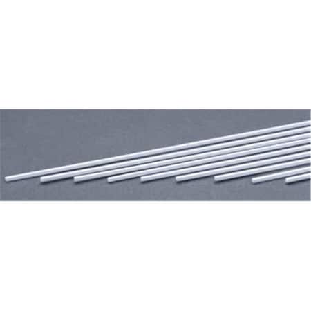 Evergreen 0.08 x 0.08 in. Styrene Strips Railroad Scratch Building Supply, White EVG164