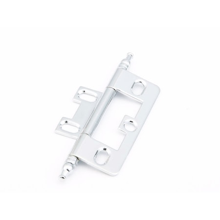 Schaub Minaret Tip Non-Mortise Cabinet Hinge Polished Chrome Finish 1100M-26