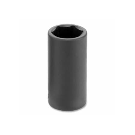 Grey Pneumatic Impact Socket, 3/8 in Drive Size, 9/16 in Socket Size, Hex, 6-point, Standard Length 914-1018R