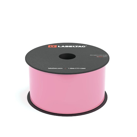 Labeltac LabelTac 4 and Pro Model Label Supply 2.5in x 150ft, Pink LT2512