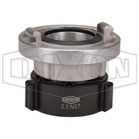 Dixon Rocker Lug Adapter with Buna-N Gasket, 2-1/2 in Nominal, Storz x Female NST NH Swivel End Style, A SFSA2525F