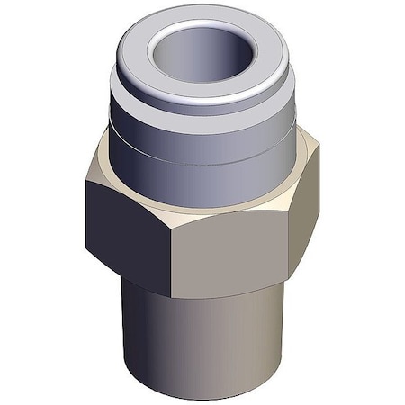 Smc Push-Fit Fitting, Straight KPH08-02