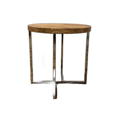 Homeroots Modern Rustic Side Or End Table 387690