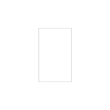 Bubblefast 8 1/2 x 14'' White Rectangle Laser Labels-1 Label per Sheet BFLL137