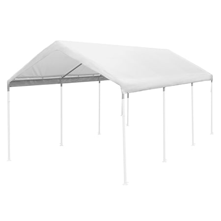 King Canopy Replacement Drawstring Cover 12ftx20ft, fits 12ft 3in by 20ft A-Frame, White TDS12206