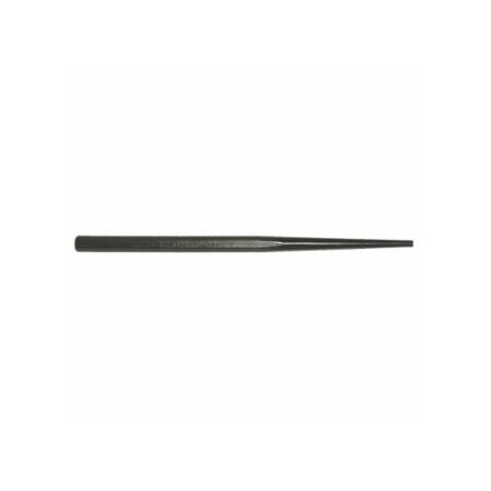 Mayhew Line-Up Punch - Full Finish, 14 in, 1/4 in Tip, Alloy Steel 479-22007