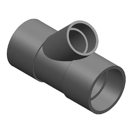 Zoro Select PVC, Wye, 6 in Socket, 6 in Socket 870528FB