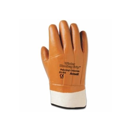 Activarmr 23-193 PVC-Coated Gloves, Size 10, Orange, 12PK 012-23-193-10