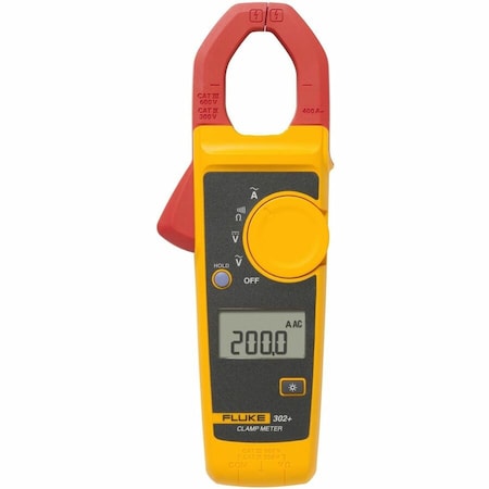 Fluke DigitalClampMeter, Average, 400A, 600VAC FLUKE-302+/EM ESP