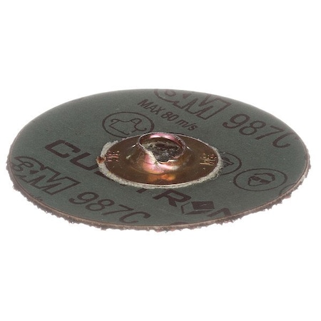 3M Cubitron Quick Change Disc, 3 in., Med., 60, TSM, PK50 60410017515