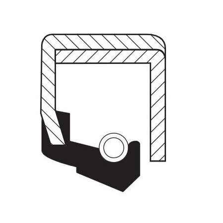 Harwal Seals Steel Case Nitrile Shaft Seal 203510C
