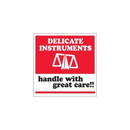 Bubblefast 4 x 4'' - ''Delicate Instruments - HWC'' Labels BFSCL537
