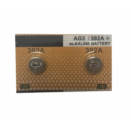 Rpi Button Cell Battery, Type 392, 1.5 Volt, 2 per Package, 2PK 700215