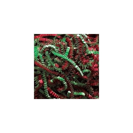 Bubblefast 10 lb. Christmas Blend Crinkle Paper BFCPB10CC