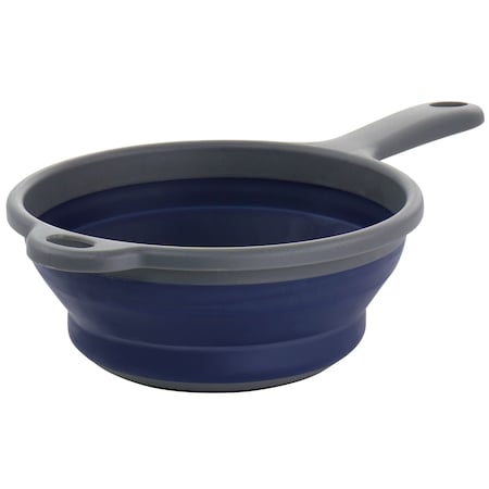 Oster Bluemarine Collapsible Polypropylene Colander with Handle in Navy 130002.01